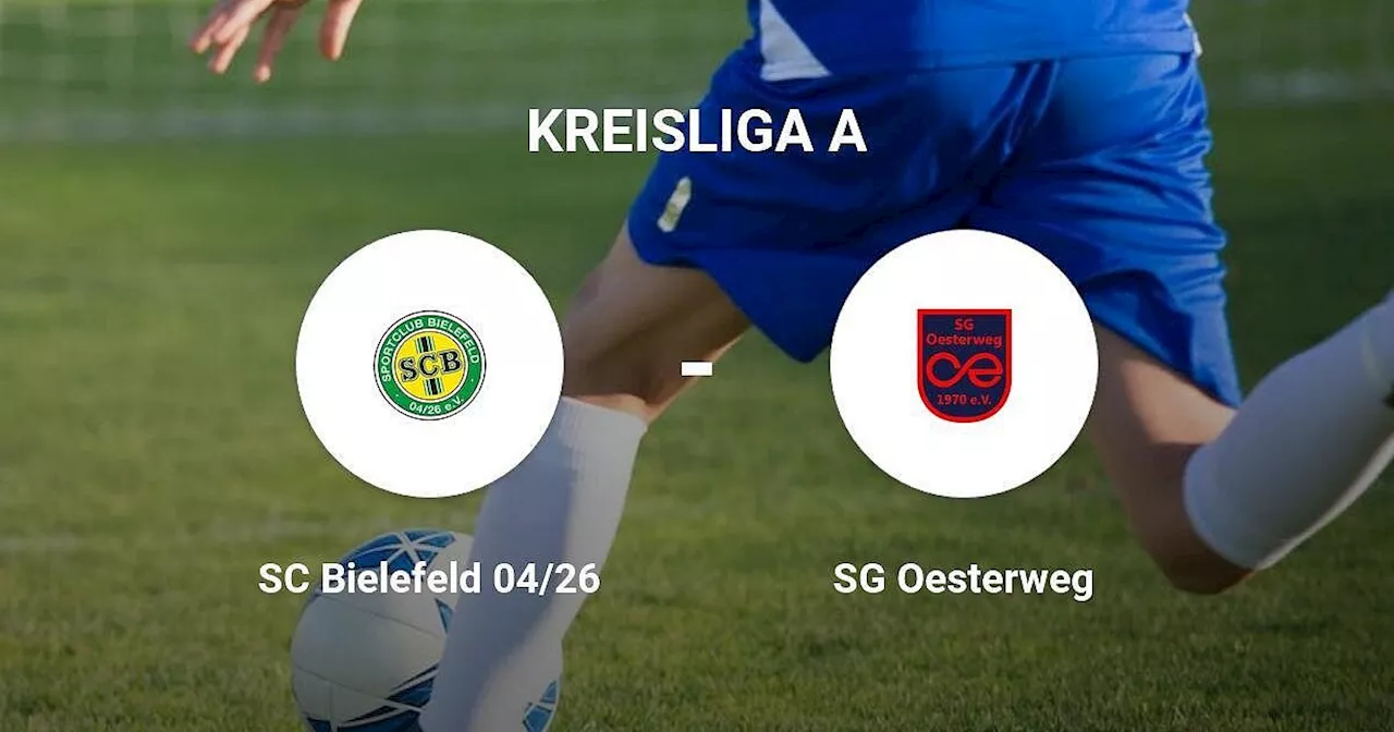 SC Bielefeld 04/26 verbucht knappen Sieg gegen SG Oesterweg