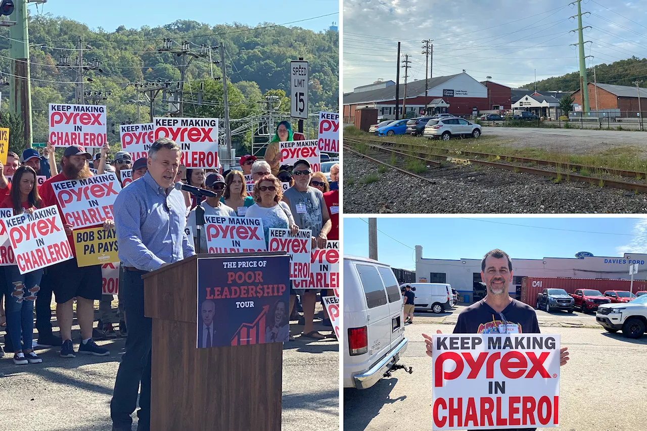 GOP Senate hopeful Dave McCormick stands with workers protesting Pennsylvania factory shutdown, seeks FTC investigation