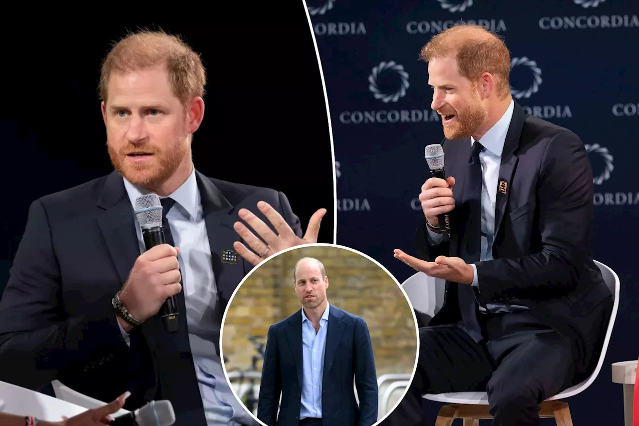 Prince Harry opens up at Diana Award panel in NY days after he's confused for Prince William