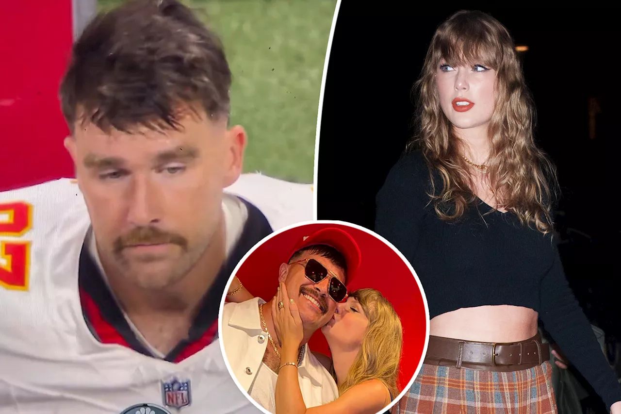 Travis Kelce appears downcast in viral video after Taylor Swift skips Kansas City Chiefs game