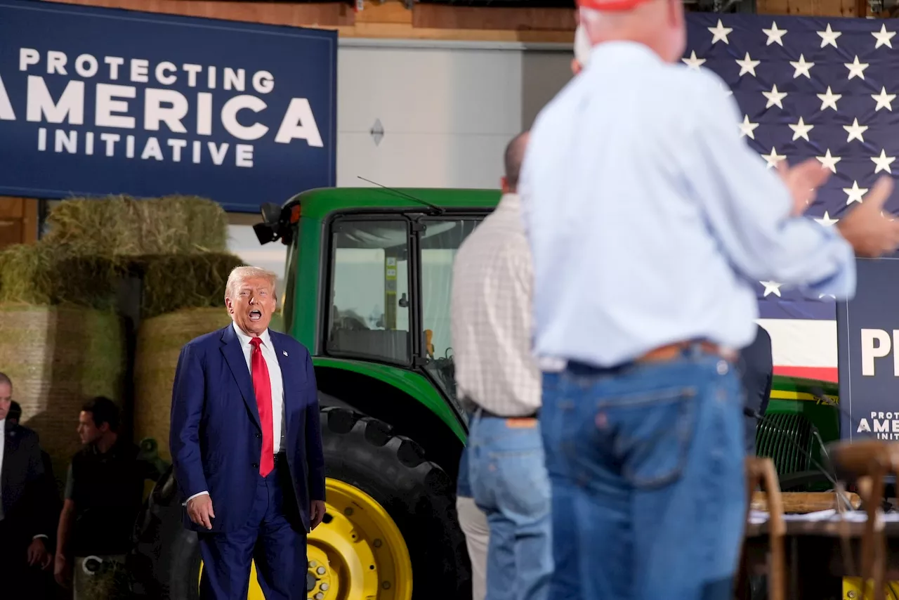 Trump listens during western Pa. stop, then threatens John Deere with tariffs