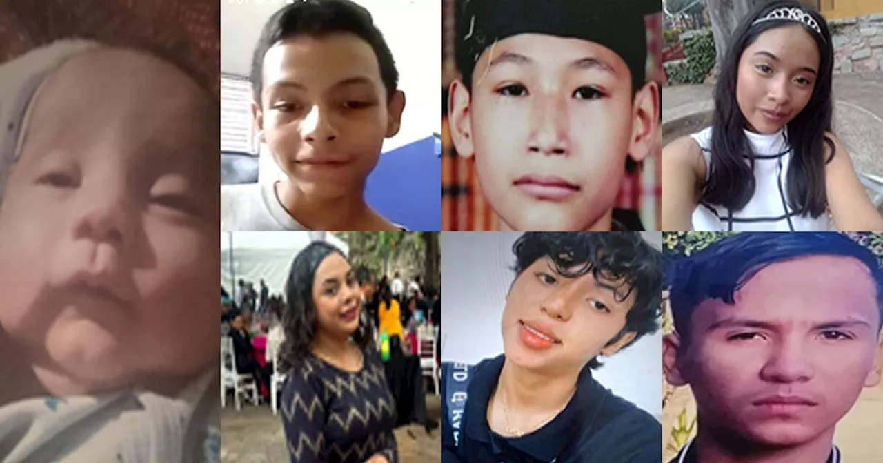 Buscan a Cristopher, Louis, Estefanía, Luz, Eithan, Flavio y Harvey, desaparecidos en Guanajuato