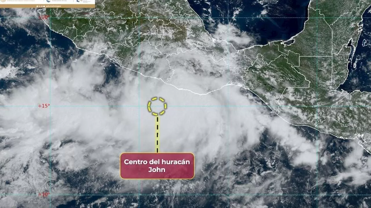 Se forma el huracán John y podría llegar a categoría 3: esta es su trayectoria