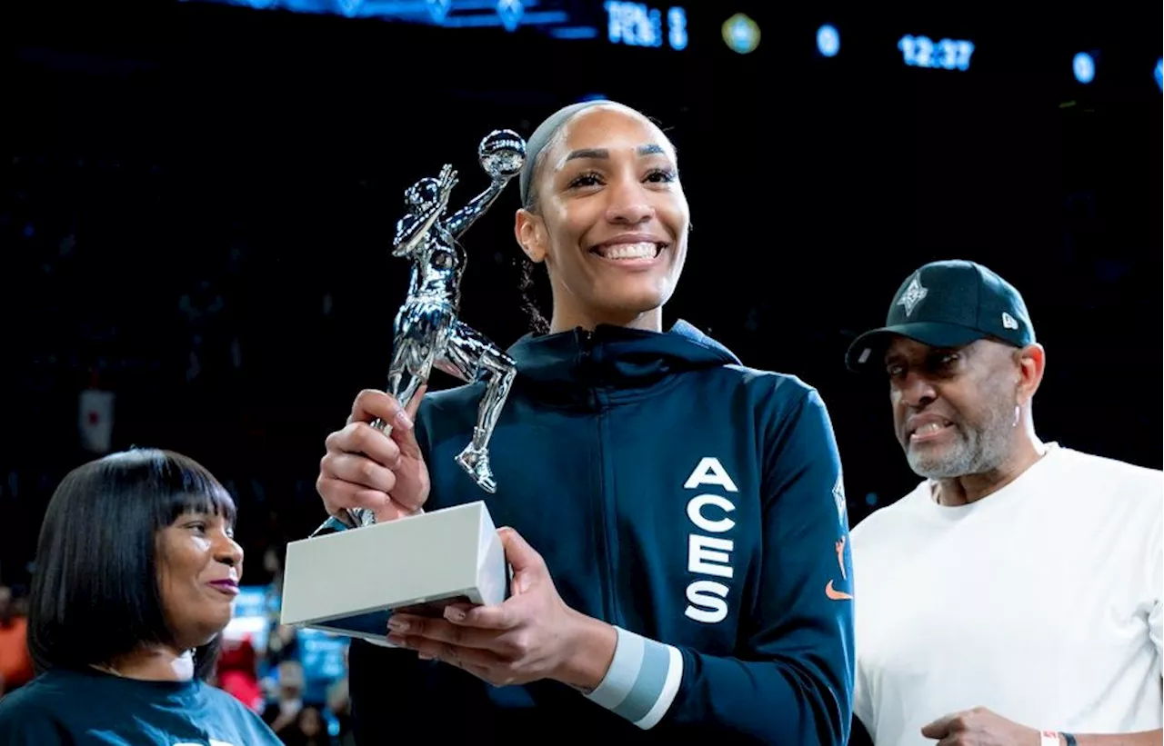 Aces’ A’ja Wilson voted WNBA’s 2nd unanimous MVP