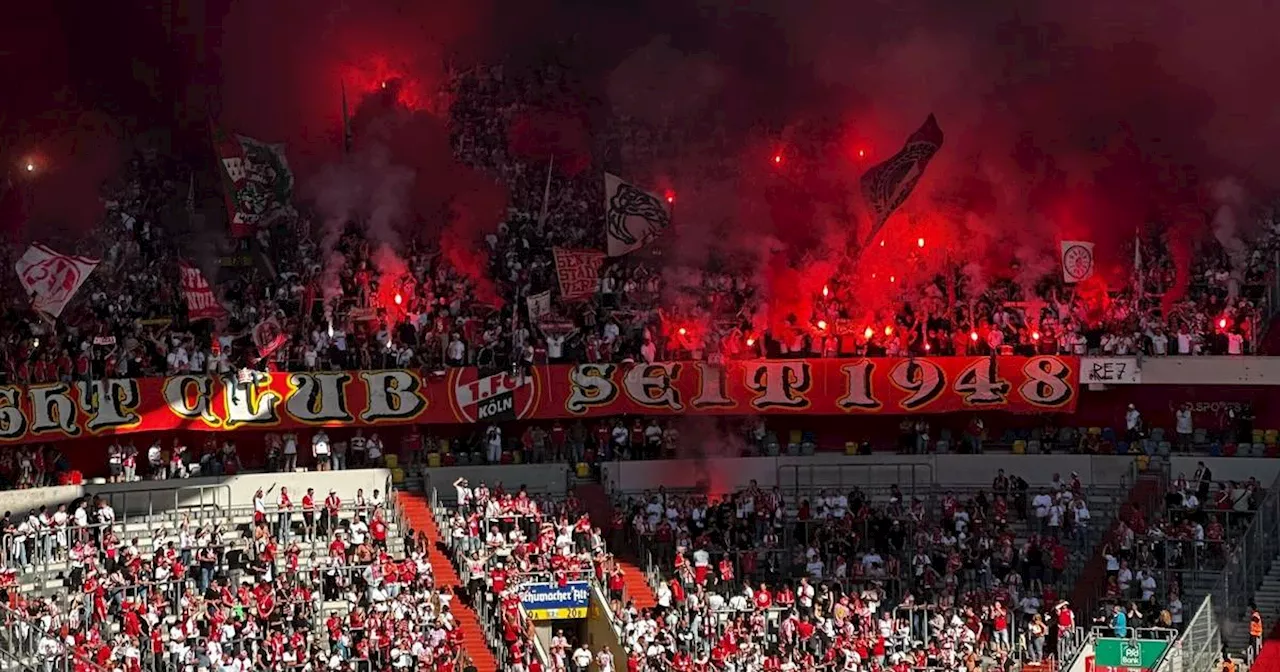 Fortuna Düsseldorf: Pyro-Angriff von F95-Anhänger auf Fans des 1. FC Köln