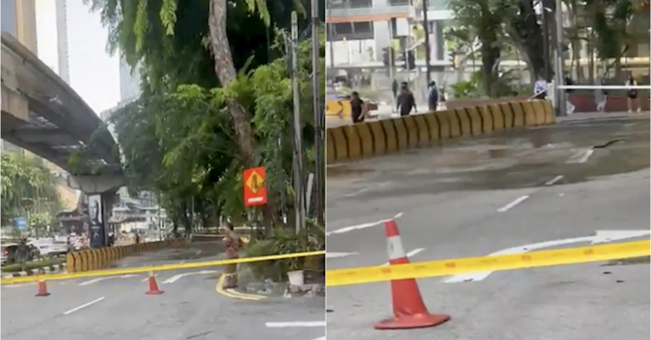 [VIDEO] DBKL Dismisses Viral Claim Of Another Sinkhole Appearing In KL