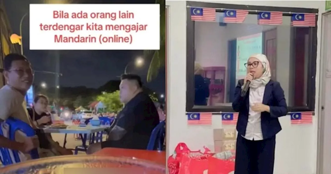 [VIDEO] Wanita Melayu Fasih Berbahasa Mandarin Tarik Perhatian Pelanggan Cina Tengah Makan