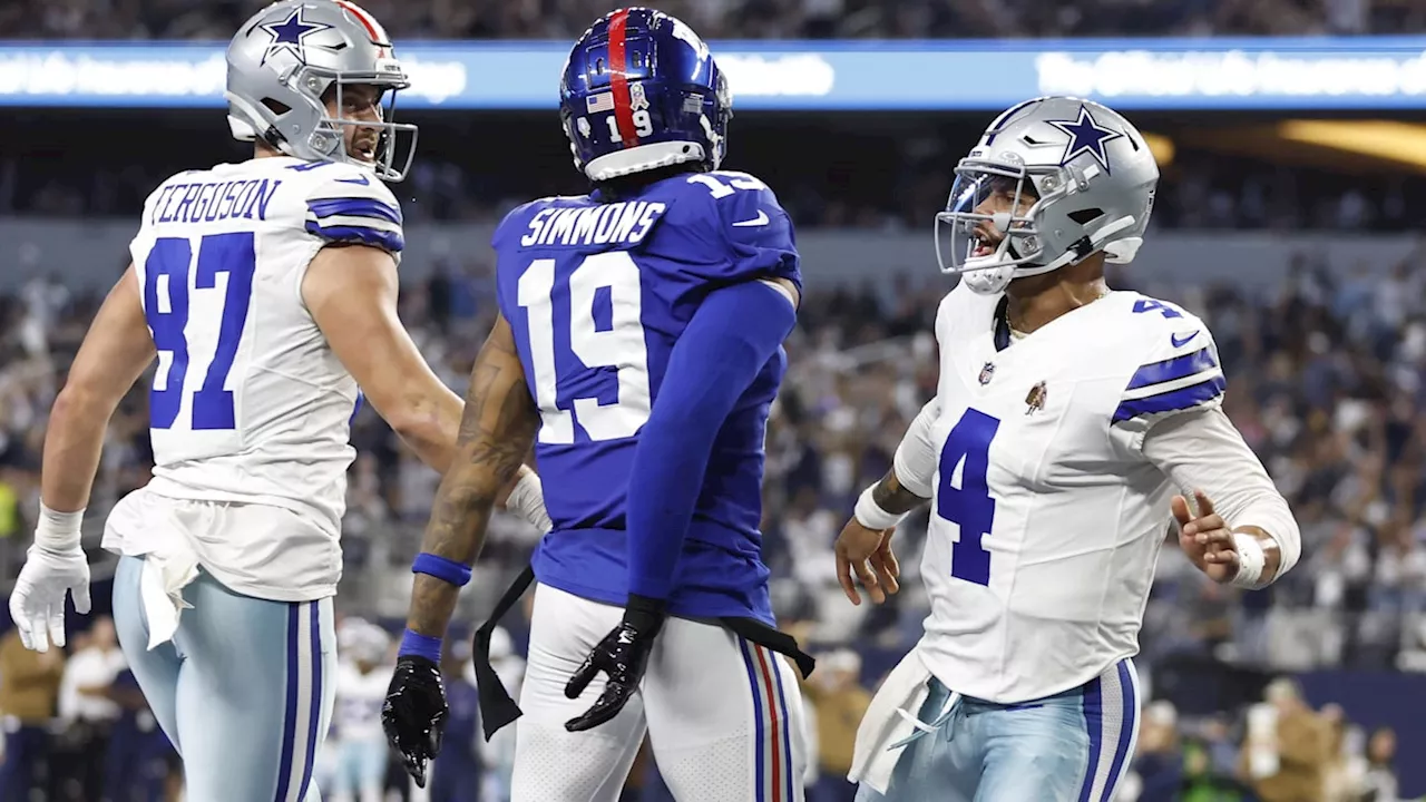 Cowboys vs Giants, Week 4 betting odds: Dallas opens as solid favorite