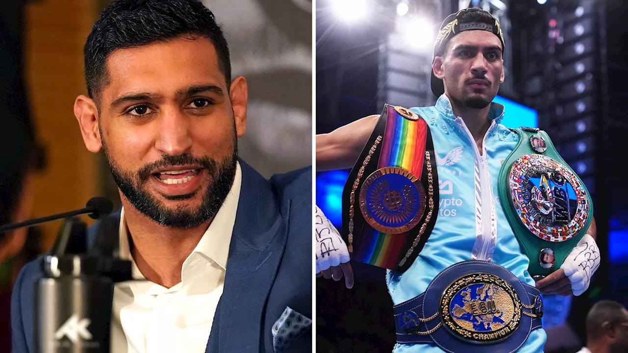 Hamzah Sheeraz has an exciting future ahead of him, says former boxing world champion Amir Khan