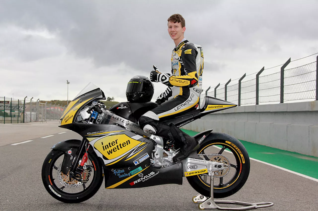 Marco Nekvasil mit dem Team Interwetten in Moto2-EM