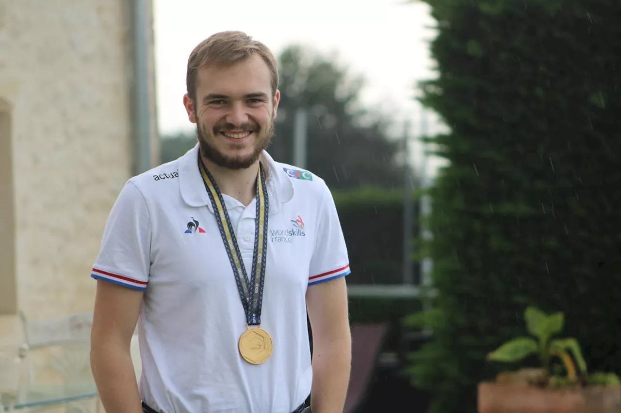 Olympiades des métiers : plâtrier staffeur, le girondin Axel Laumond sacré champion du monde aux WorldSkills