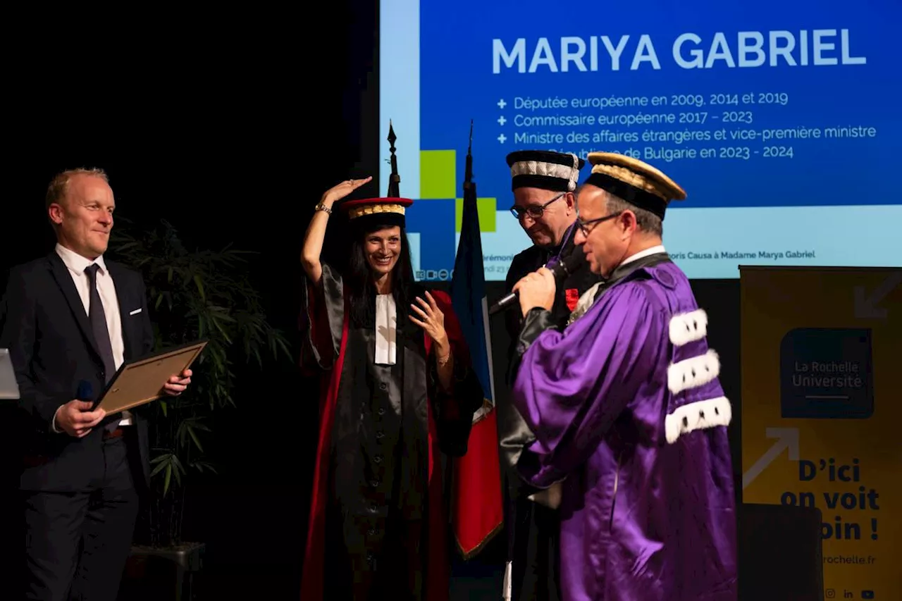 Une ancienne commissaire européenne honorée par La Rochelle Université