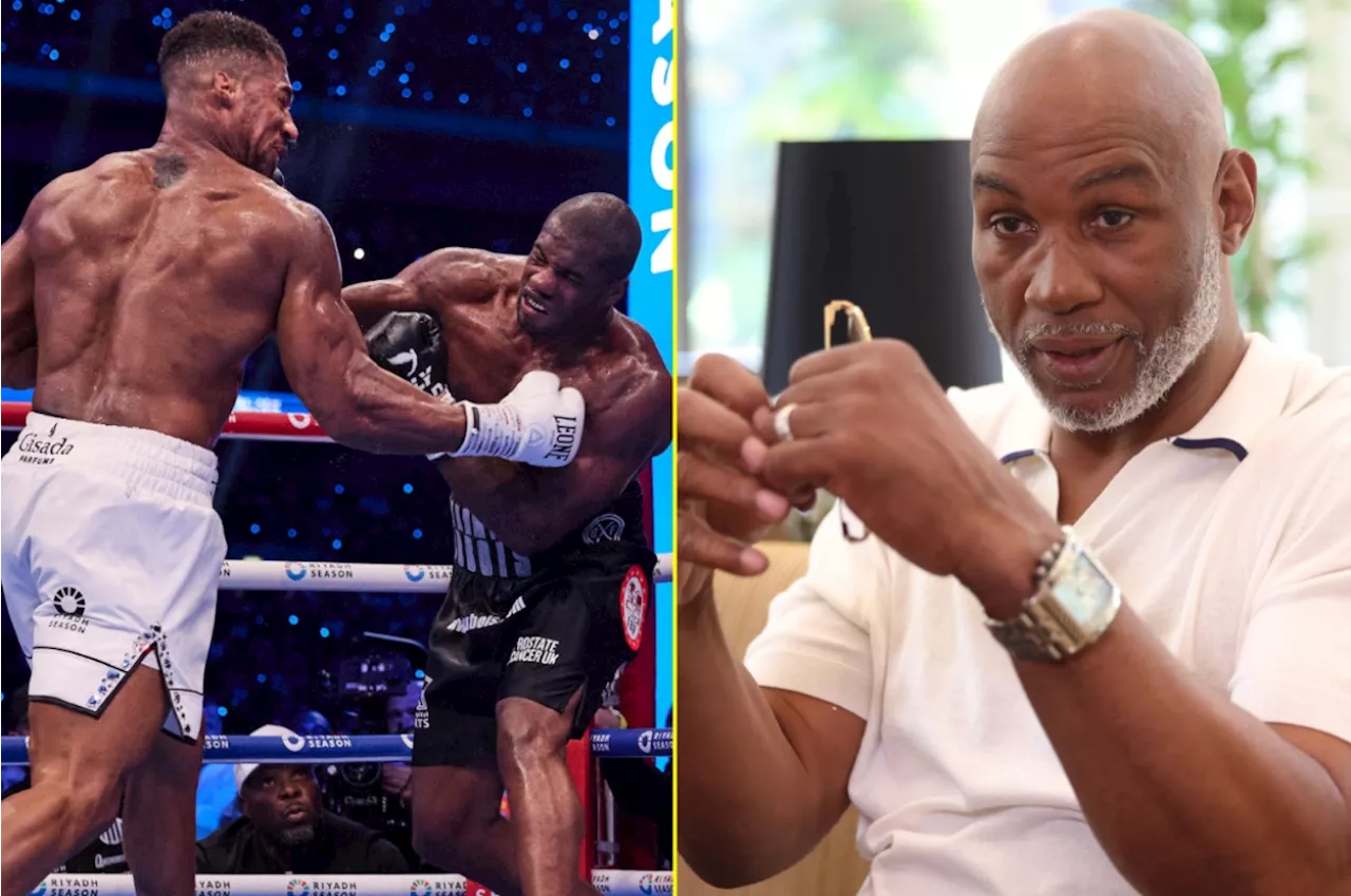 Lennox Lewis pointed out Anthony Joshua fault after just five seconds of fight which led to Daniel Dubois...