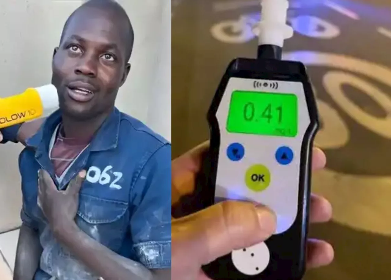 EISH WENA: Drunk man hilariously refuses to take breathalyser [Video]