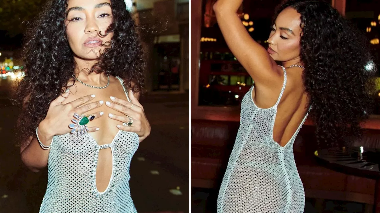 Leigh-Anne Pinnock Stuns In A Disney Princess-Inspired Gown At London Fashion Week