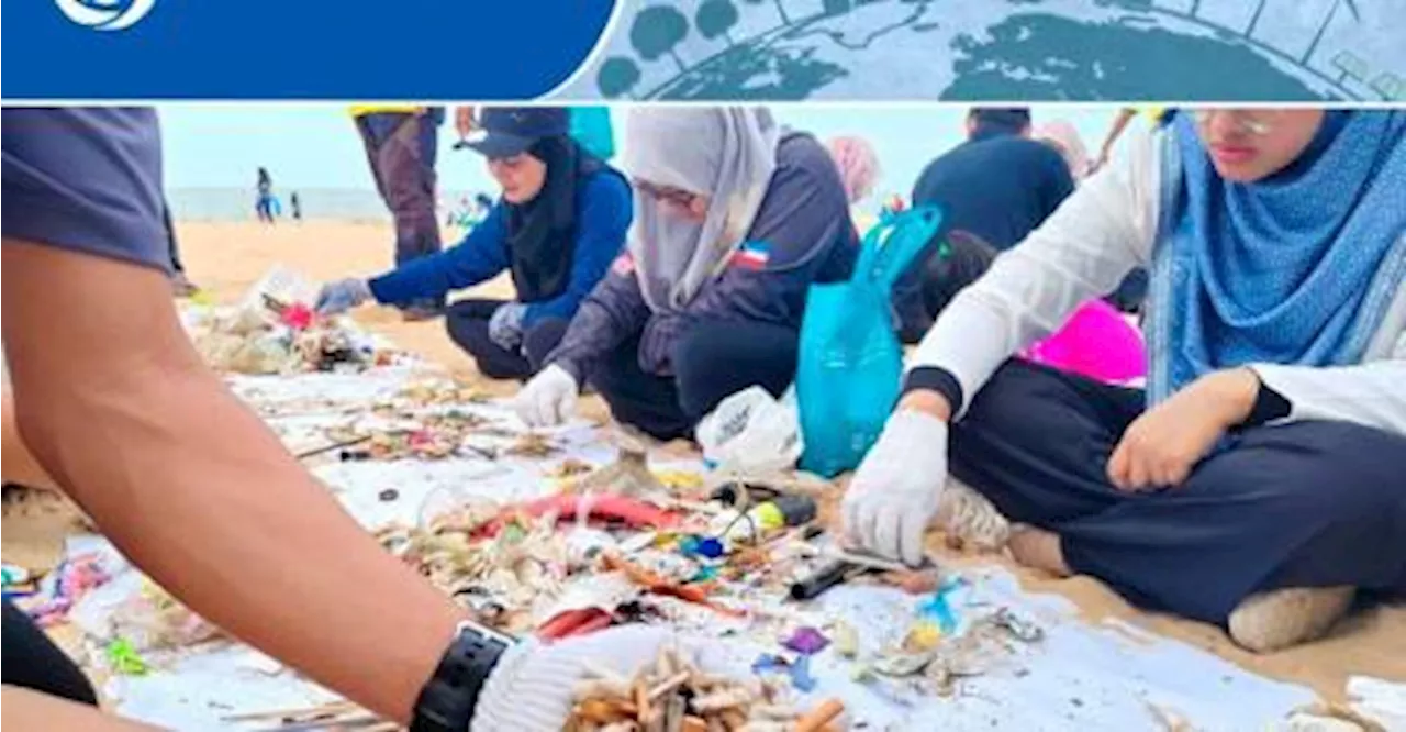 17,160 sisa puntung rokok dikutip di Pantai Saujana Port Dickson