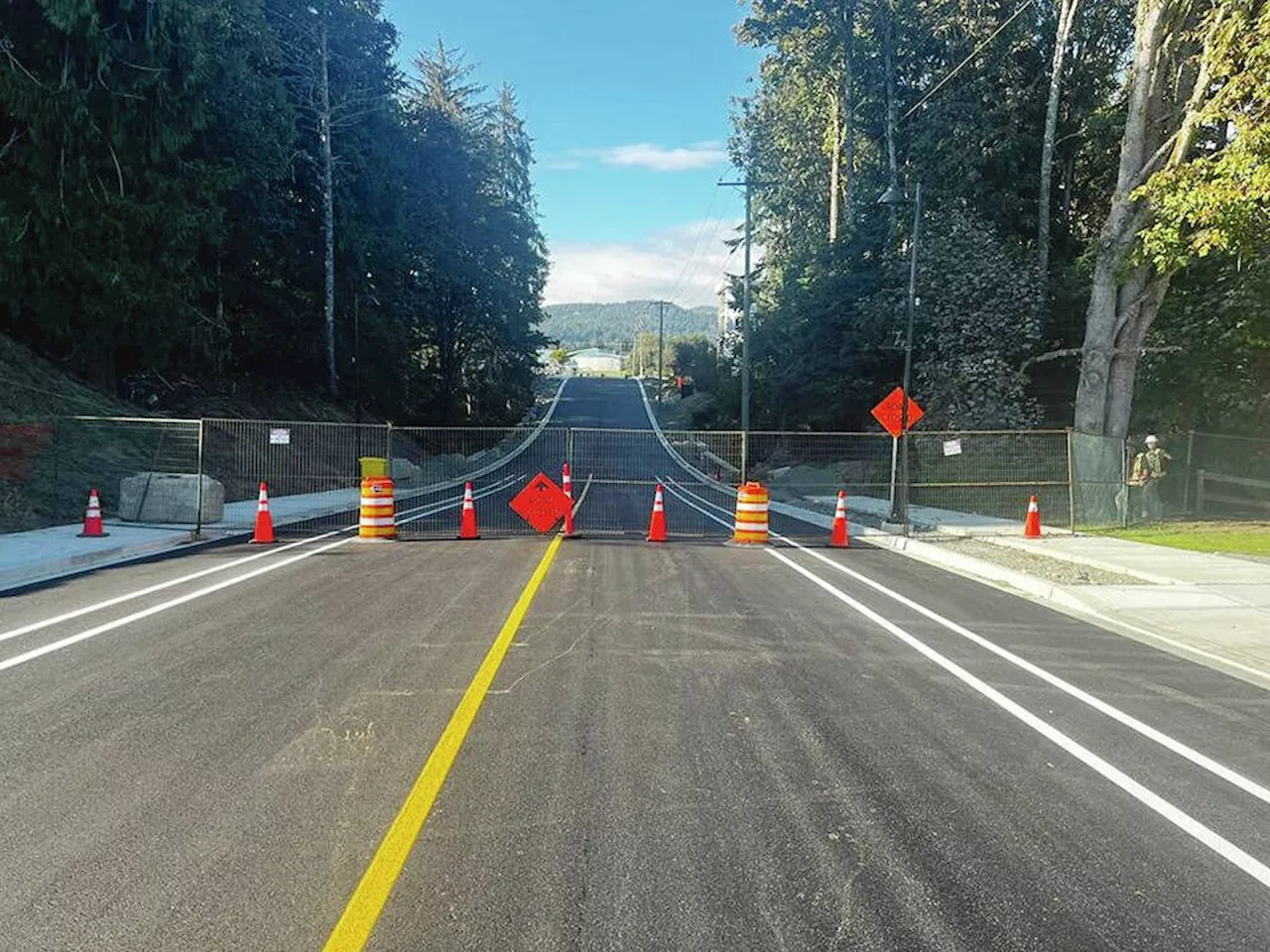 Charters Road in Sooke set to reopen for afternoon commute