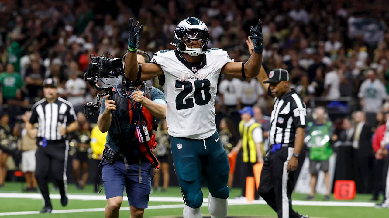 Barkley's two fourth-quarter TDs lift Eagles over Saints in defensive thriller