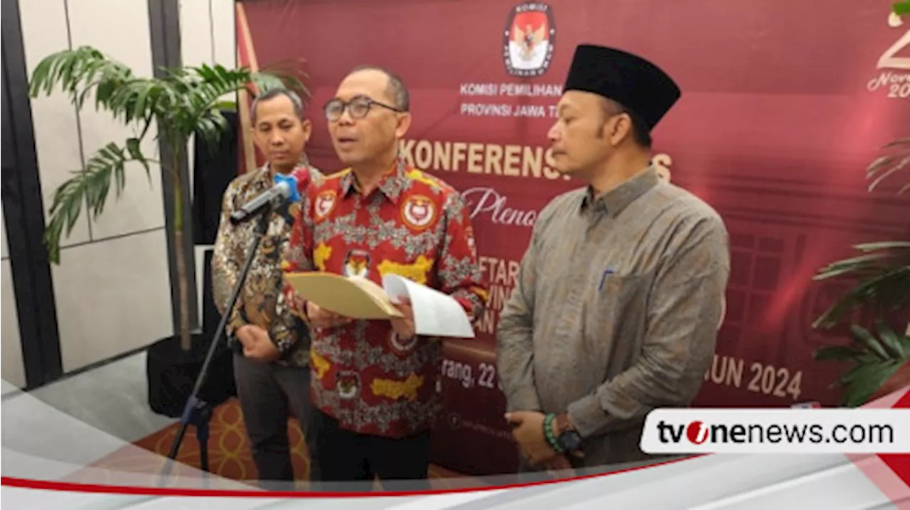 KPU Jateng Resmi Tetapkan Andika Perkasa-Hendrar Prihadi dan Ahmad Luthfi-Taj Yasin sebagai Cagub-Cawagub