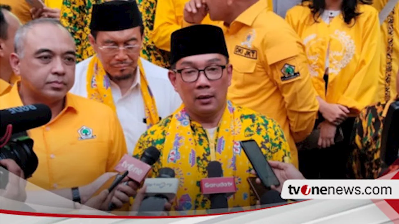 Ridwan Kamil Mengaku Tak Ada Nomor Urut Idaman: Dulu Nomor 4 Saya Juga Menang