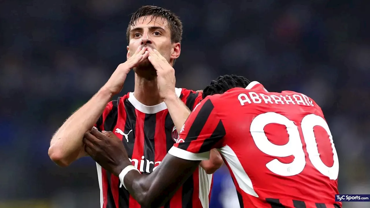 Milan vence al Inter por 2 a 1 en el Derby de Milán