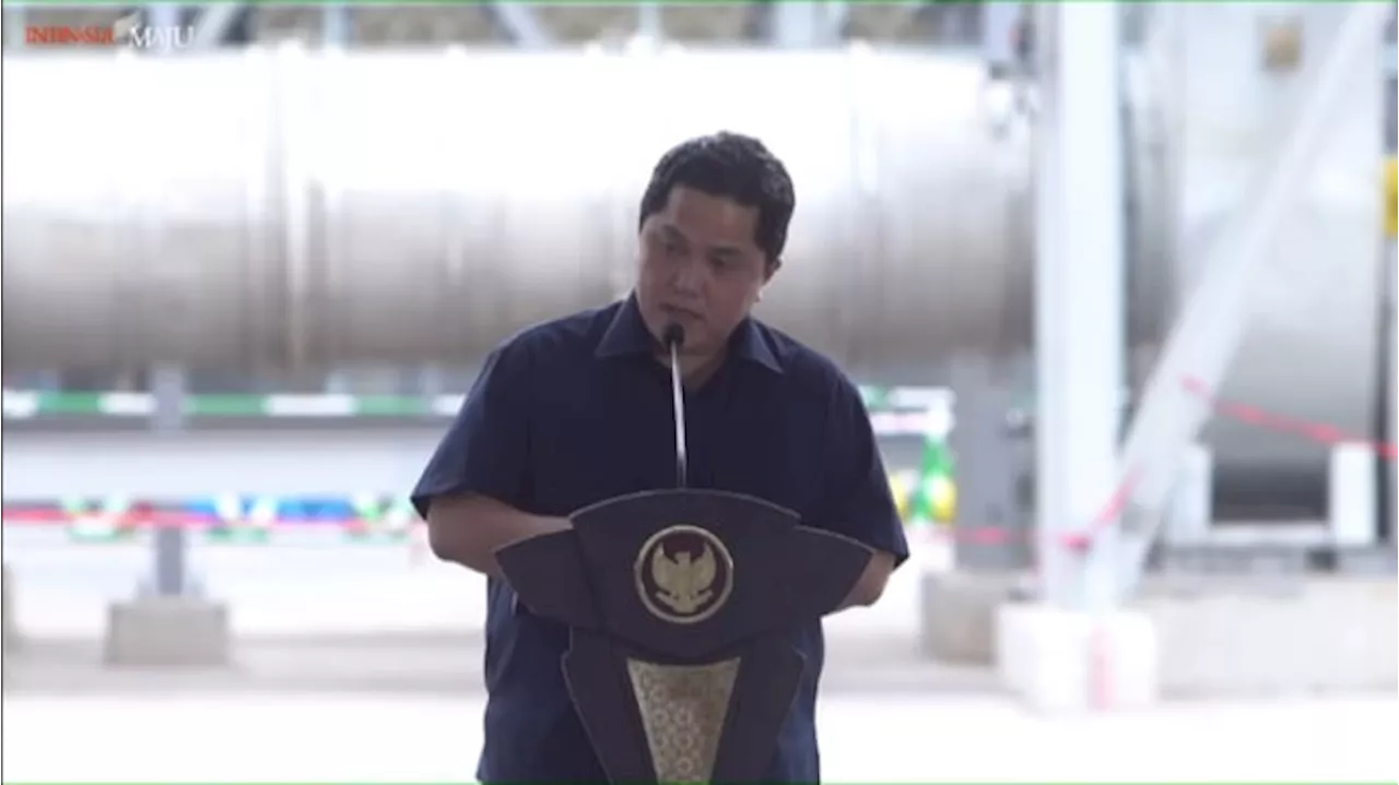 Erick Thohir Sebut Operasional Smelter Gresik Bukti Komitmen Hilirisasi Jokowi