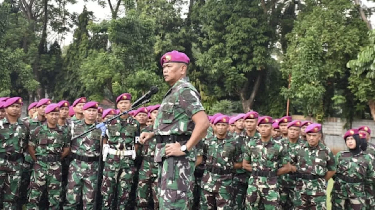 Tinggalkan Korps Marinir, Wadan Kormar Brigjen TNI Suherlan Berpamitan ke Prajurit Petarung