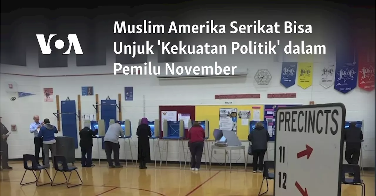 Muslim Amerika Serikat Bisa Unjuk 'Kekuatan Politik' dalam Pemilu November