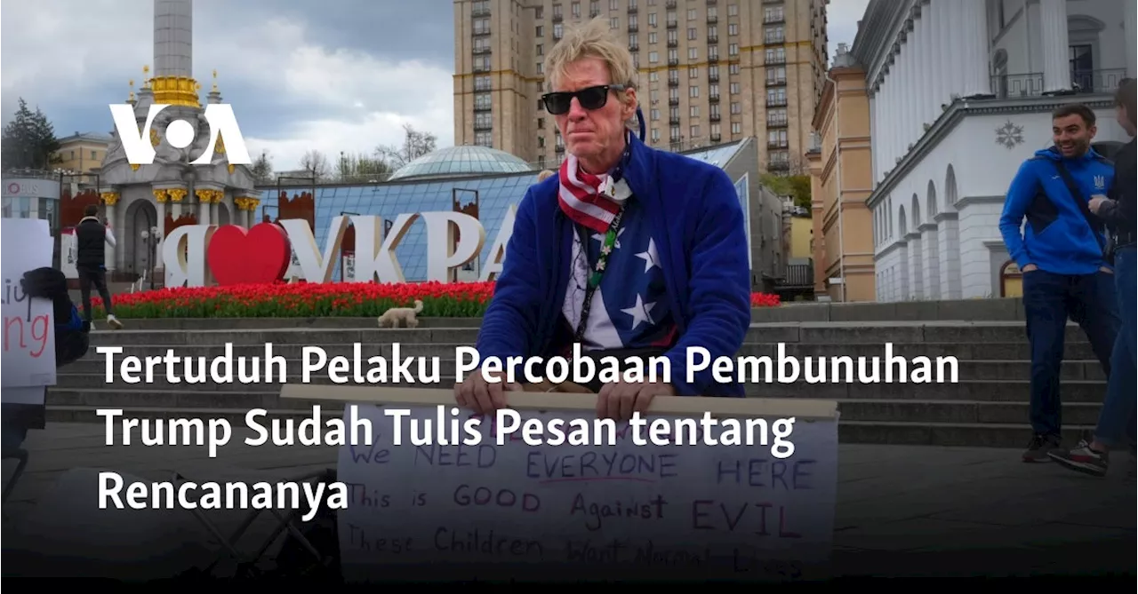 Tertuduh Pelaku Percobaan Pembunuhan Trump Sudah Tulis Pesan tentang Rencananya