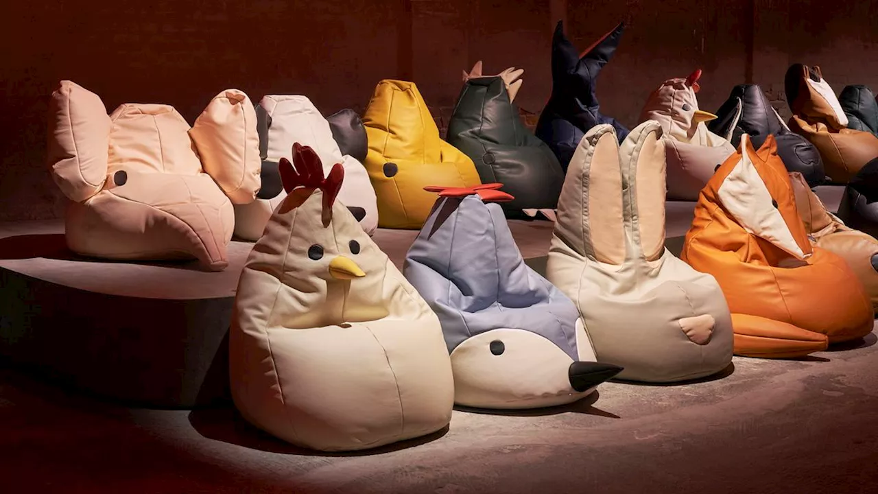 Straight from the runway, Bottega Veneta’s playful animal-shaped beanbag chairs are now for sale