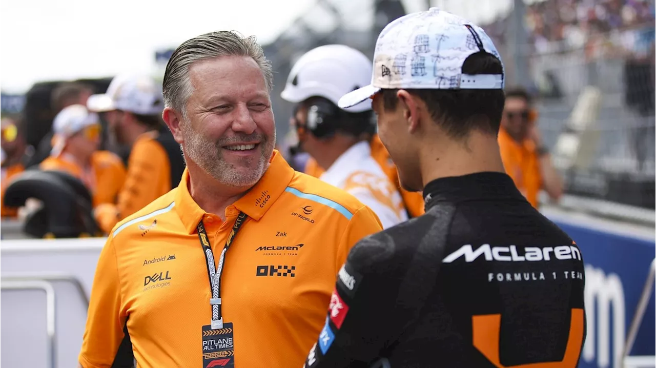 Formel 1: McLaren-Boss Zak Brown mit Kritik an umstrittenem Manöver von Red Bull