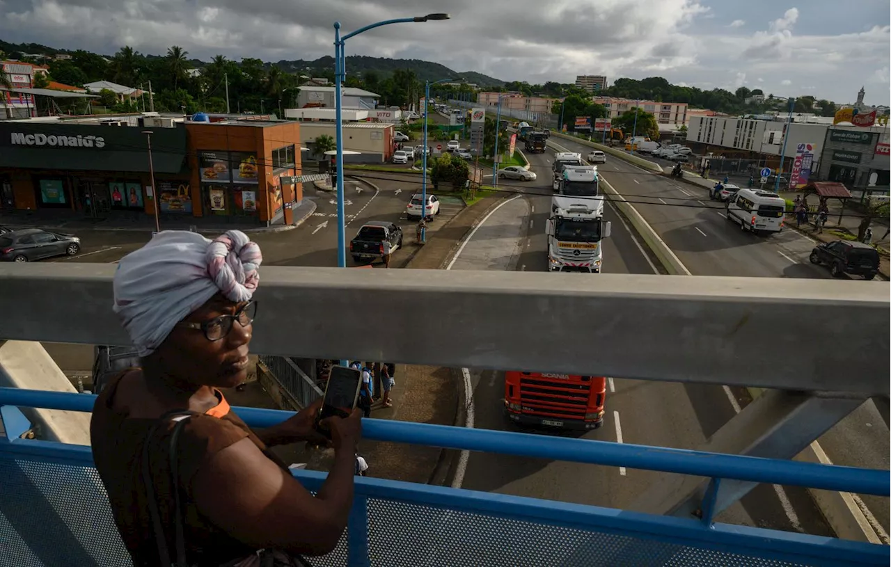 L'ordre rétabli en Martinique après des violences