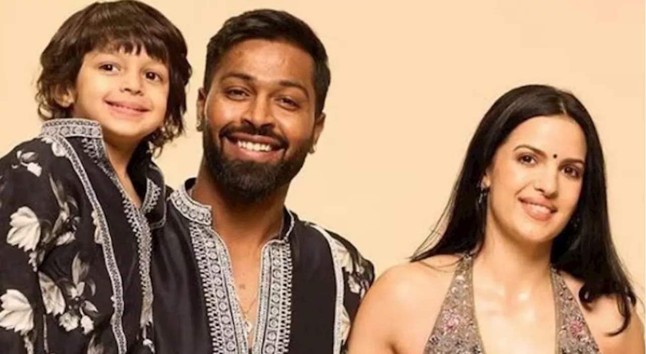 Hardik Pandya’s exuberant reunion with son after divorce melts many hearts