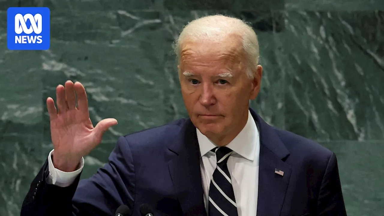 Joe Biden addresses UN General Assembly, telling leaders they face an 'inflection point in world history'