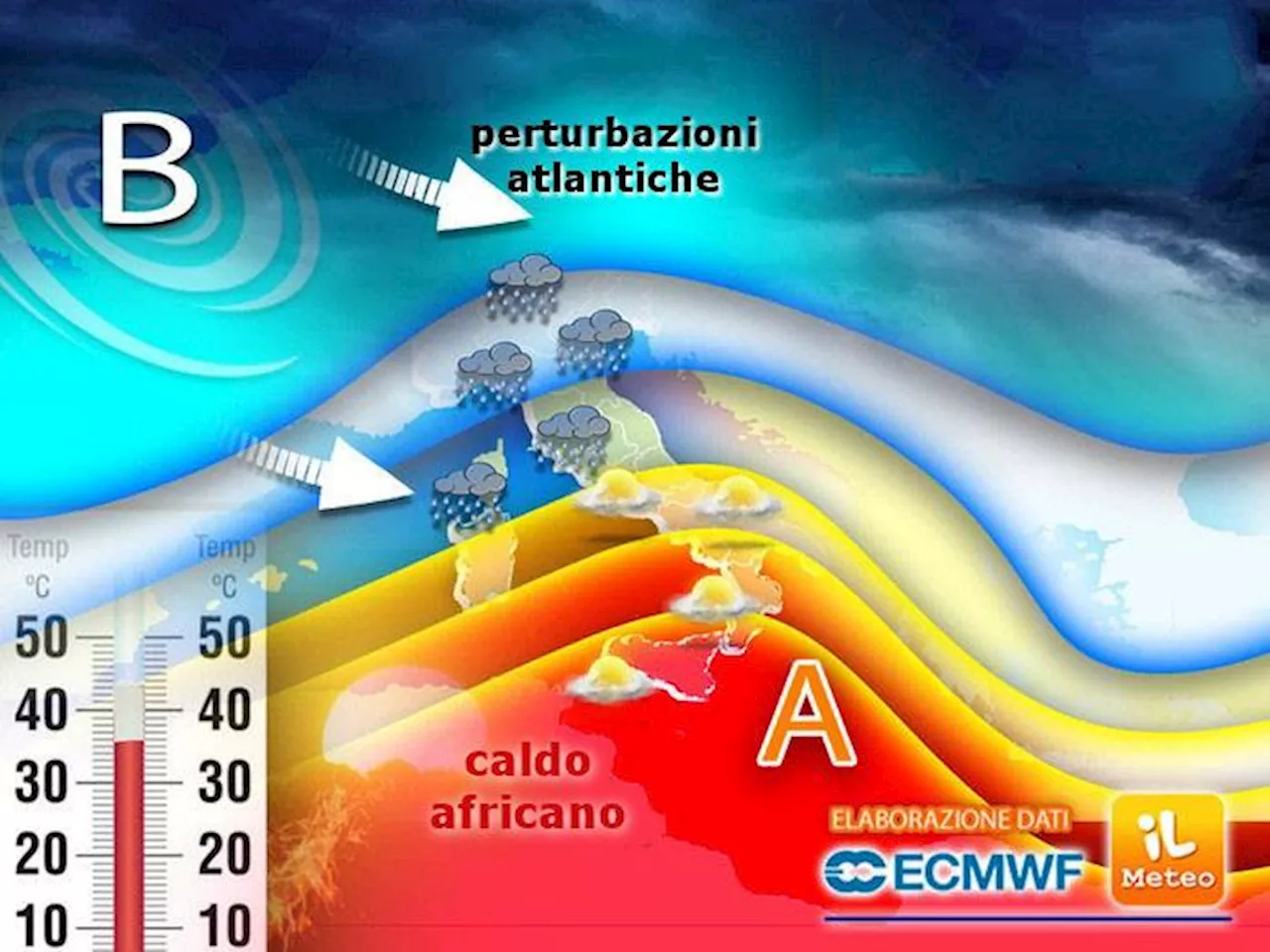 Italia tra piogge al Centro-Nord e sole al Sud, previsioni meteo oggi e domani