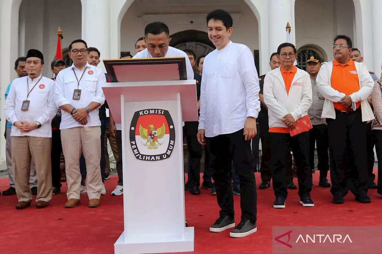 Ketiga pasangan cagub-cawagub DKI Jakarta deklarasikan Pilkada damai