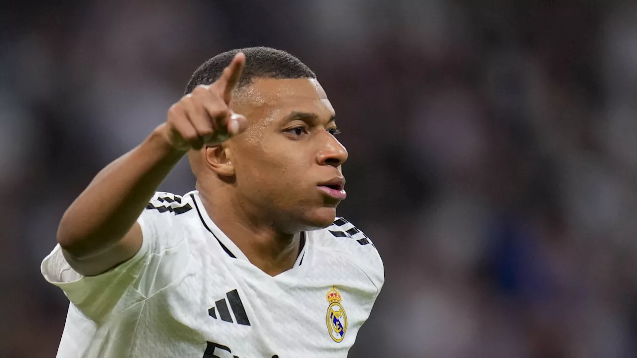 Mbappé extends scoring streak as Real Madrid beats Alaves 3-2 in Spanish league