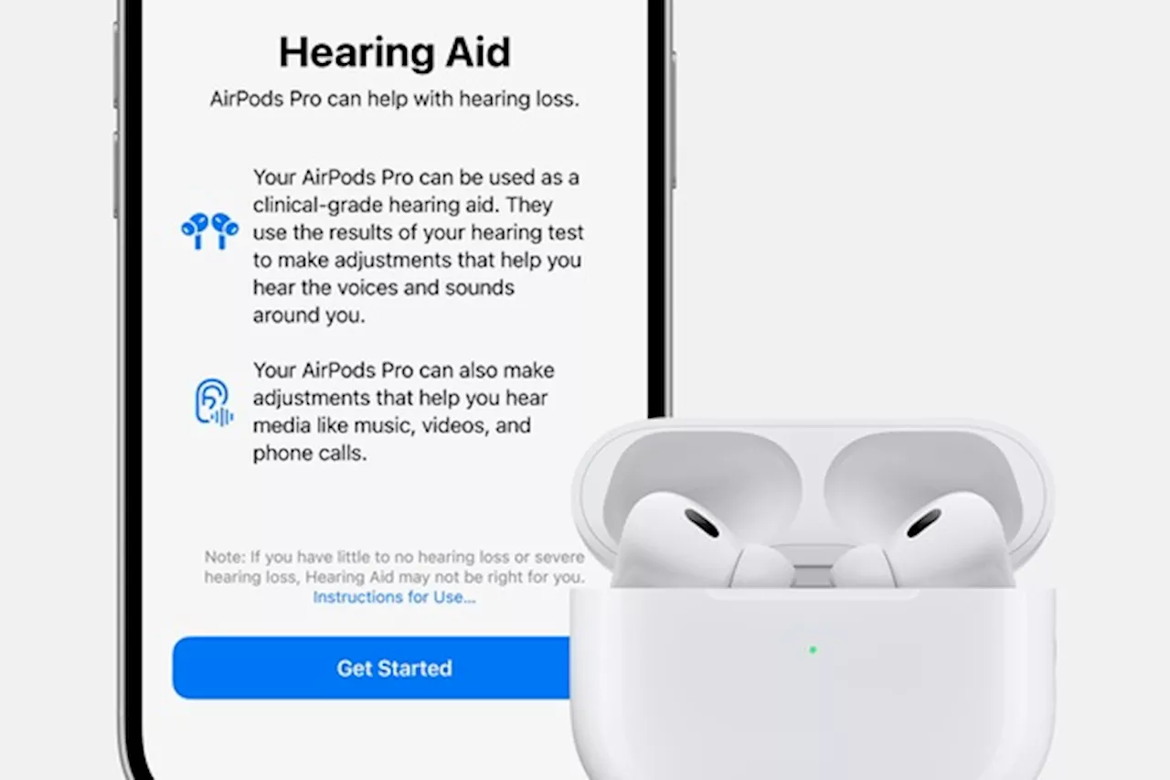 AirPods Pro 2 が補聴器機能を獲得！