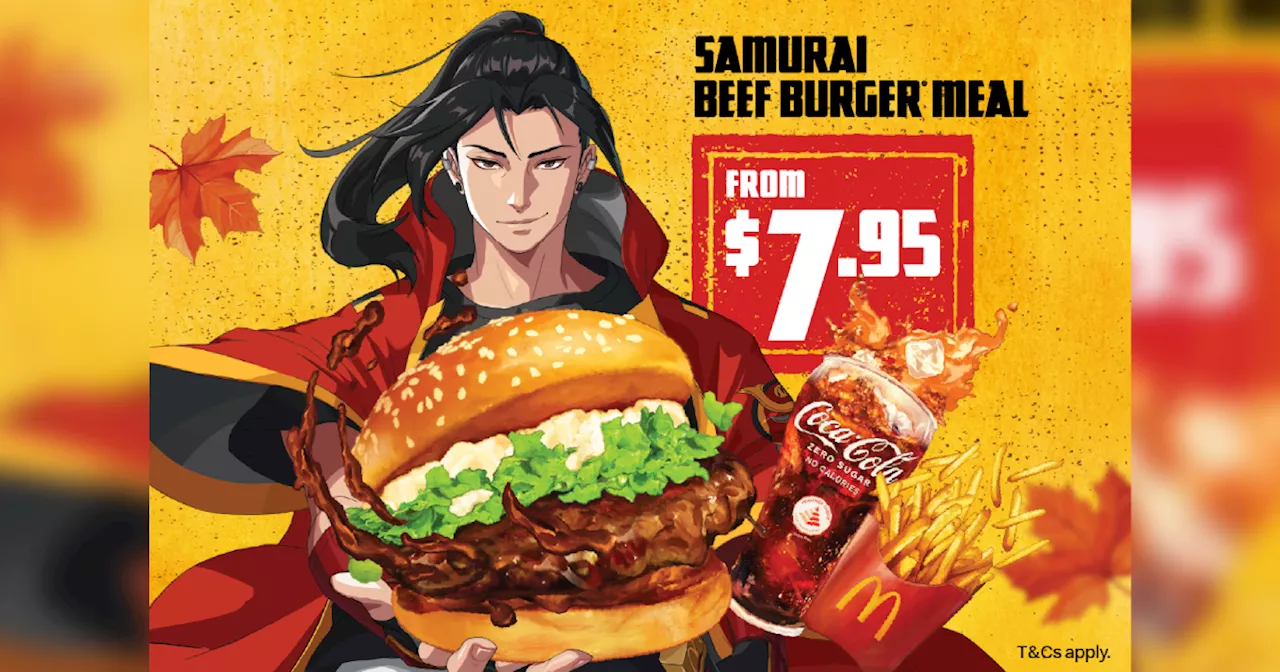 Say 'itadakimasu' for a free Samurai Burger at McDonald's on Sept 30