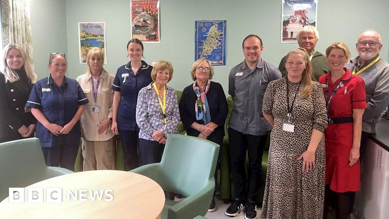 Dementia-friendly lounge created at Noble's Hospital