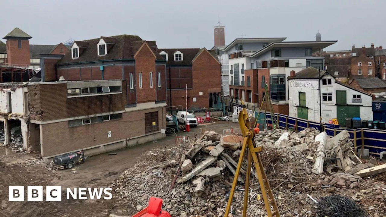 Apology over Shrewsbury shopping centre demolition noise