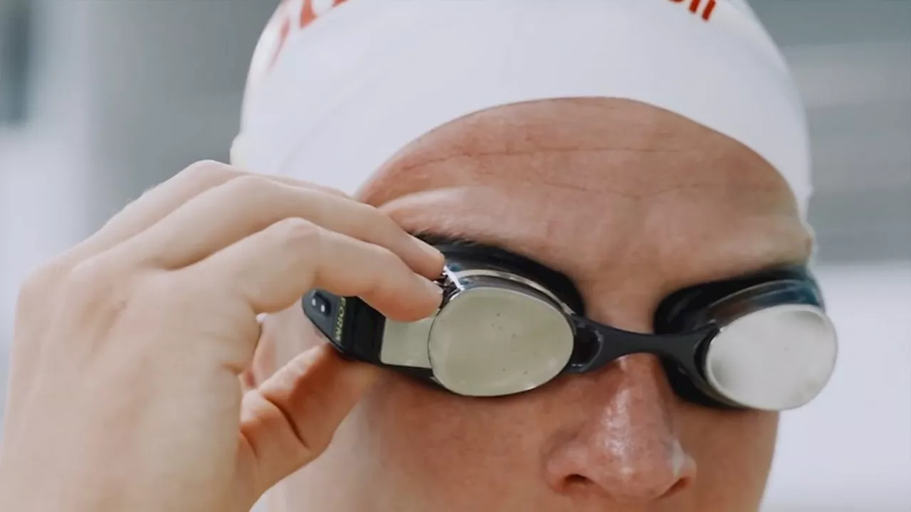 BBC tech reporter tries out smart goggles used by Olympians