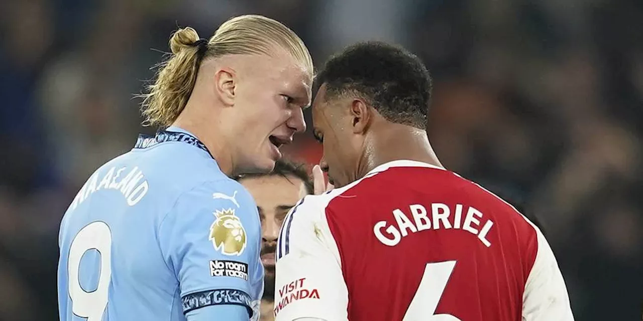 Daftar Ketengilan Erling Haaland di Laga Man City vs Arsenal: Hantam Kepala Gabriel hingga Nabrak Thomas Partey