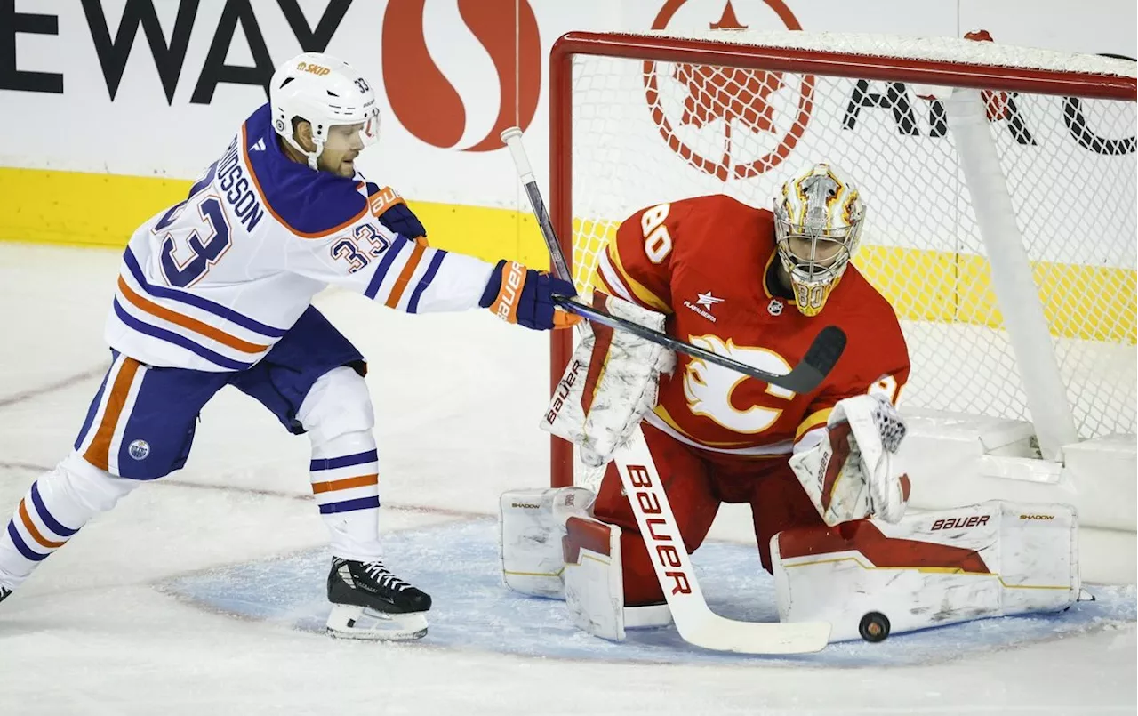 Flames score 4 in second period to burn Oilers 6-1 in Calgary