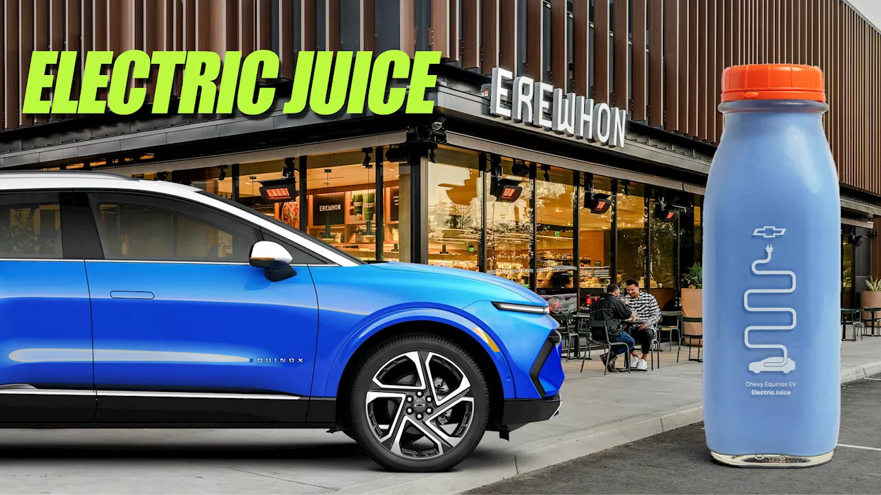 Chevrolet Teams Up With Erewhon to Introduce Electric Juice