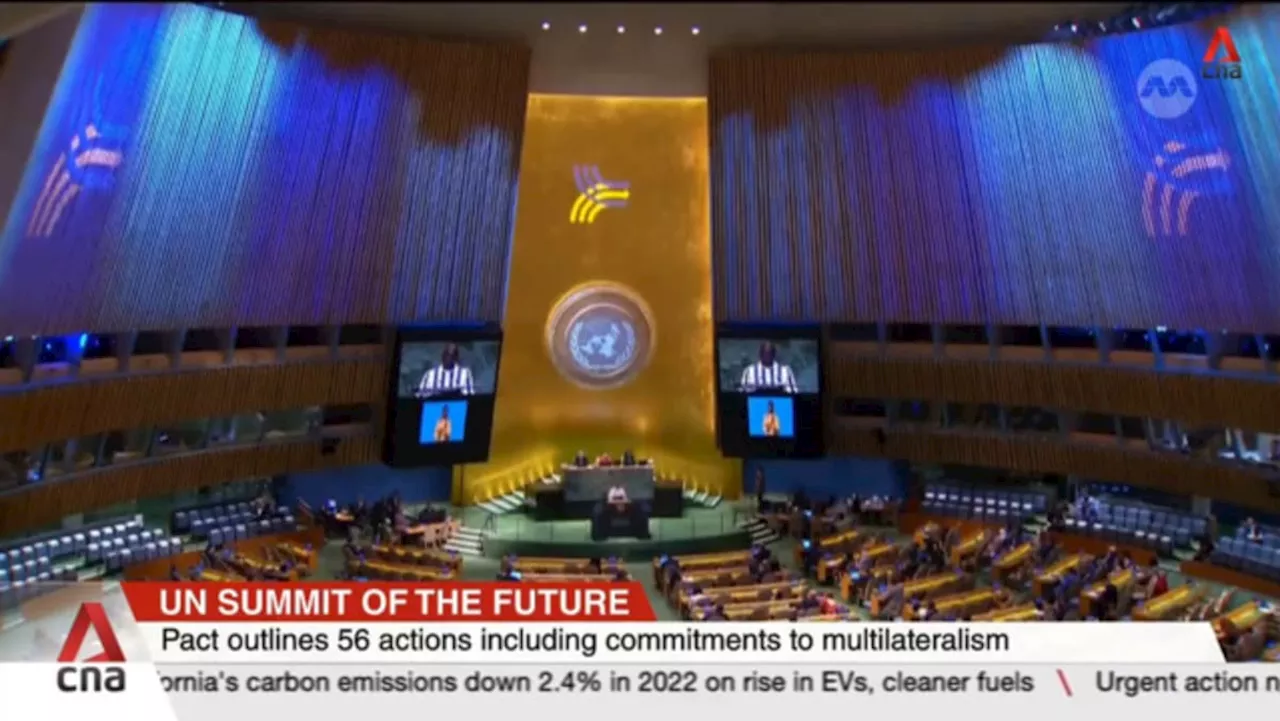 UN General Assembly adopts 'Pact for the Future' after nine months of negotiations