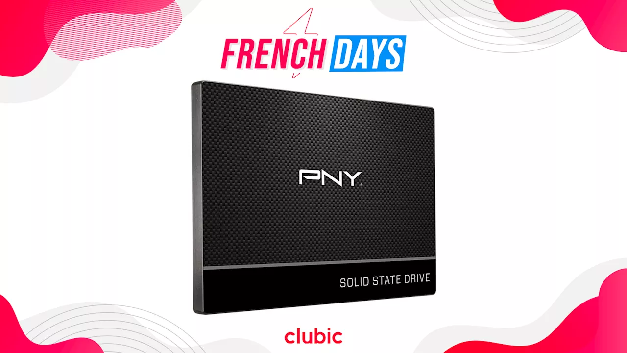 Pour les French Days, Cdiscount fait chuter ce SSD PNY sous la barre des 50 €