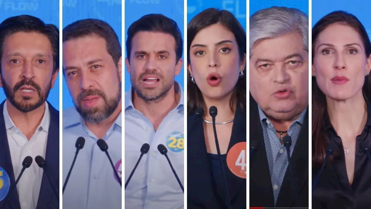 Análise: sem confrontos diretos, debate do Flow tem Nunes como alvo de adversários