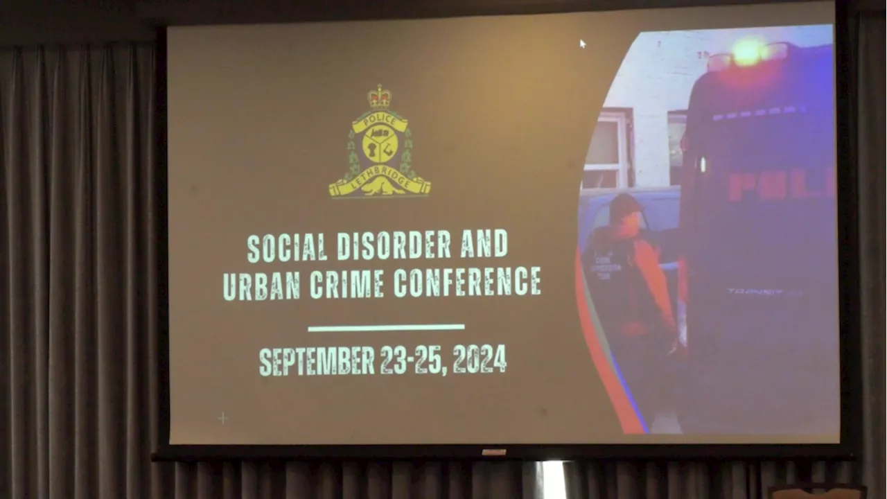 Lethbridge police hosting Social Disorder and Urban Crime Conference