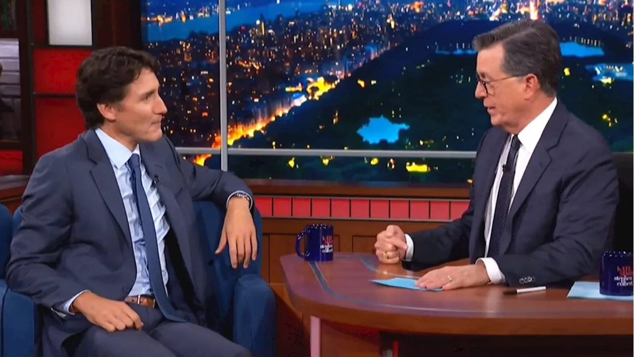 In late-night TV debut, Trudeau says many Canadians taking frustrations out on him